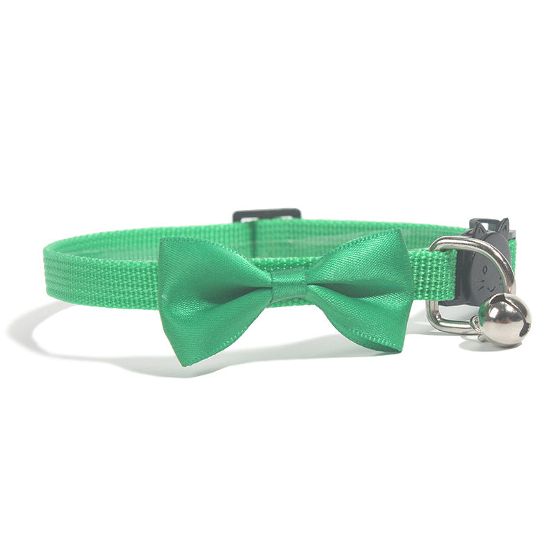 Bow Bell Tie Collar – Adjustable Nylon, Cats & Small Dogs — image 10