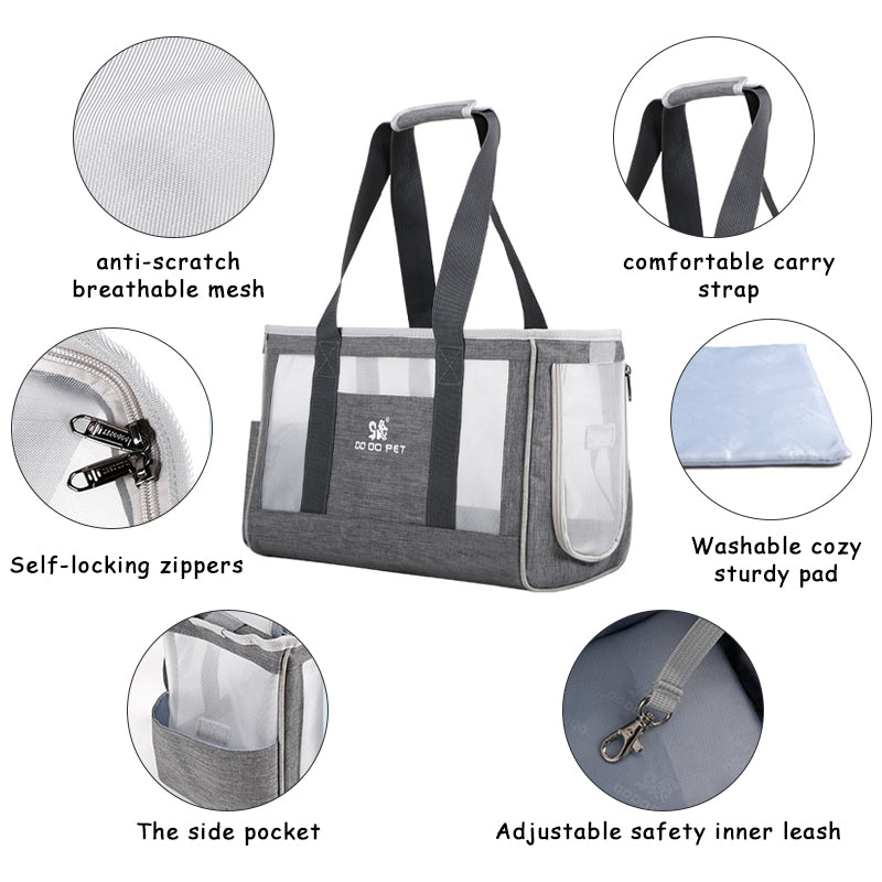 Breathable Mesh Pet Carrier Backpack – Large Capacity, Cats & Small Dogs — image 6
