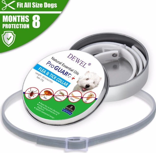 Flea & Tick Repellent Collar – 8 Month Protection, Cats & Dogs