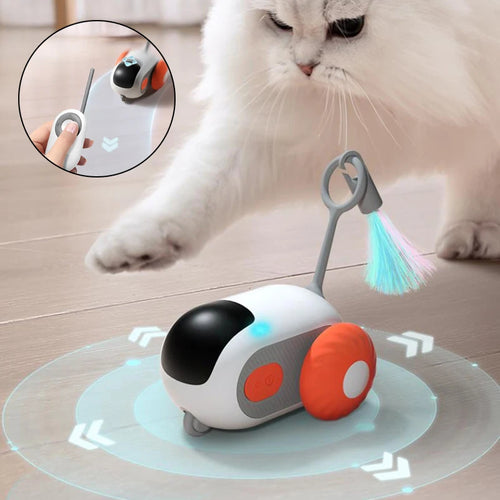 Remote Control Chase Car Toy for Cats – USB Rechargeable, Interactive Play