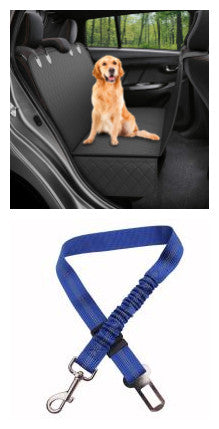 Waterproof Dog Car Seat Cover & Hammock – Mesh Window, Zipper Access, Fits Most Cars — image 10