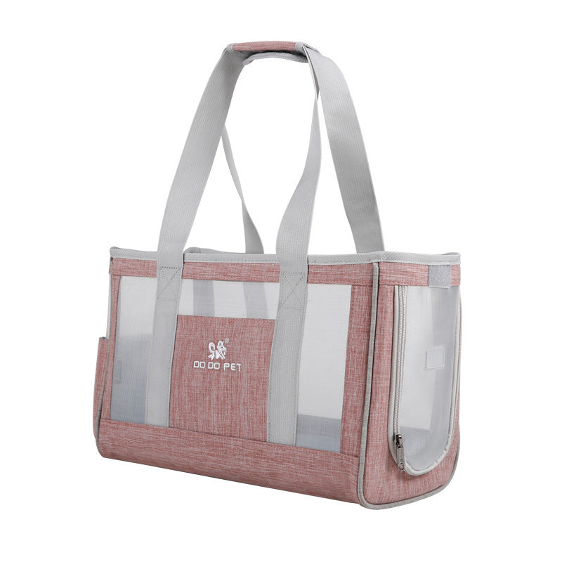 Breathable Mesh Pet Carrier Backpack – Large Capacity, Cats & Small Dogs — image 3