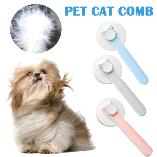 Self-Cleaning Slicker Brush – Gentle on Skin, Removes Undercoat, Dogs & Cats