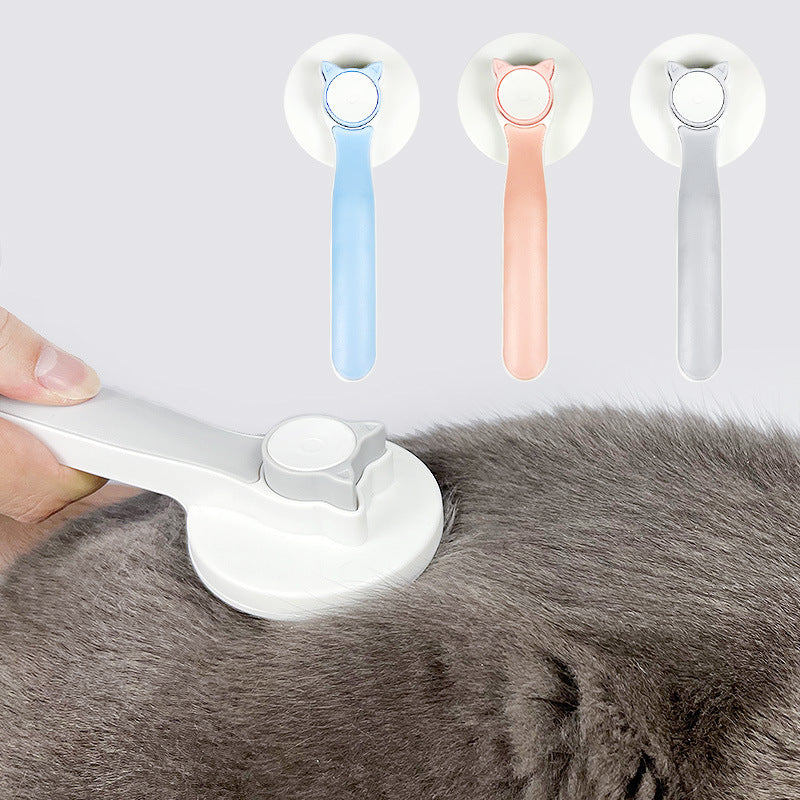 Self-Cleaning Slicker Brush – Gentle on Skin, Removes Undercoat, Dogs & Cats — image 3