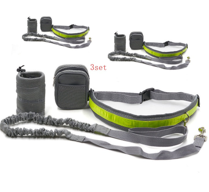 Hands-Free Running Dog Lead – Adjustable Waist Belt Leash — image 6