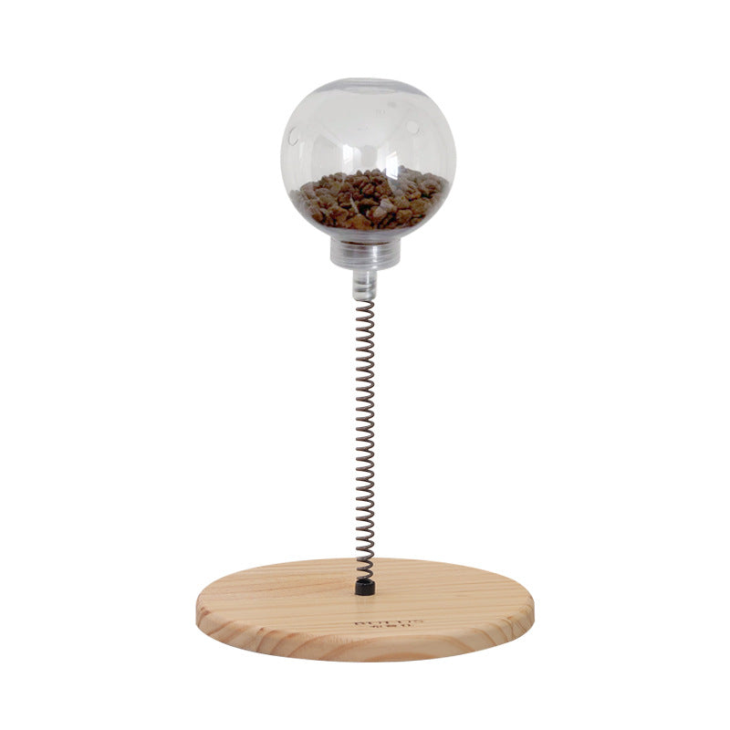 Slow Feeder Cat Treat Toy – Interactive Puzzle Dispenser with Catnip Spring — image 4