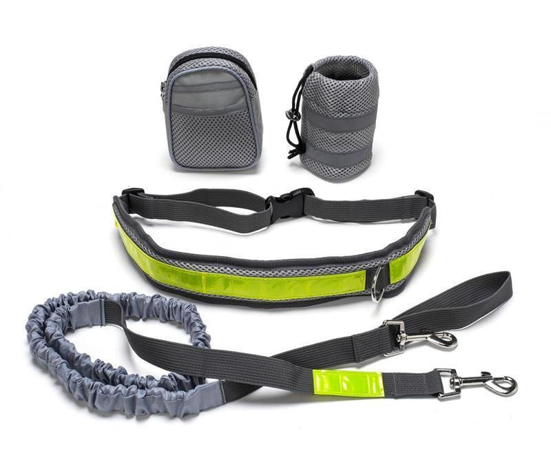 Hands-Free Running Dog Lead – Adjustable Waist Belt Leash — image 4