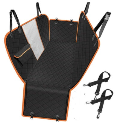 Waterproof Dog Car Seat Cover & Hammock – Mesh Window, Zipper Access, Fits Most Cars — image 15