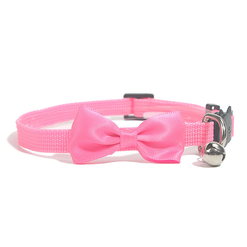 Bow Bell Tie Collar – Adjustable Nylon, Cats & Small Dogs — image 7