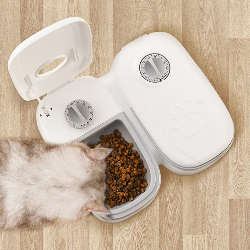 2-in-1 Gravity Auto Pet Feeder & Water Dispenser – Stainless Bowl, Cats & Dogs — image 10