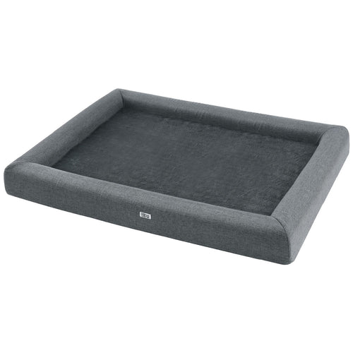 i.Pet Calming Egg-Crate Pet Sofa Bed, Washable (XL, Grey)