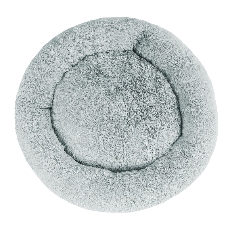 i.Pet Pet Bed Dog Cat 110cm Calming Extra Large Soft Plush Light Grey — image 3