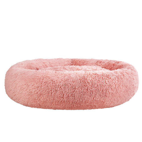 i.Pet Calming Plush Pet Bed 110cm (Pink)