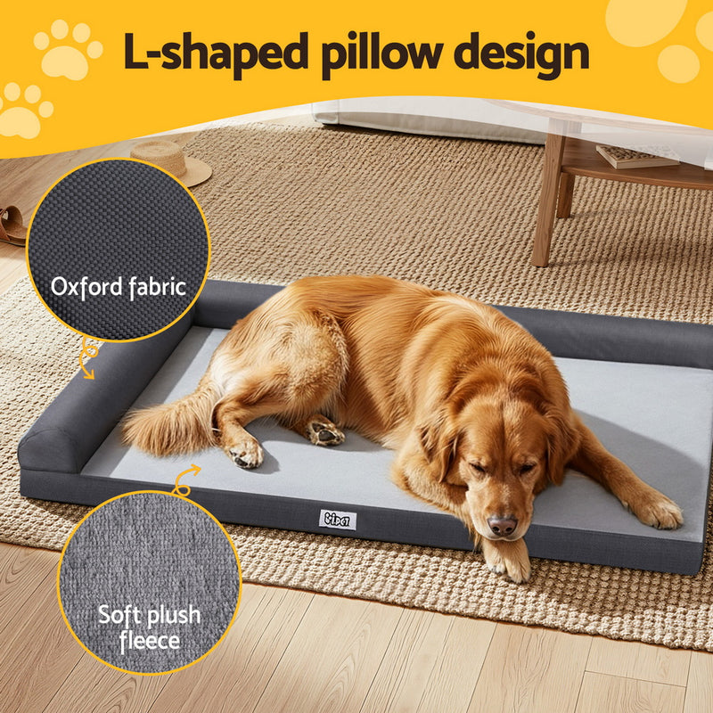 i.Pet Pet Bed Plush Soft Cushion Egg Crate Large Sofa Platform Removable Washable — image 5