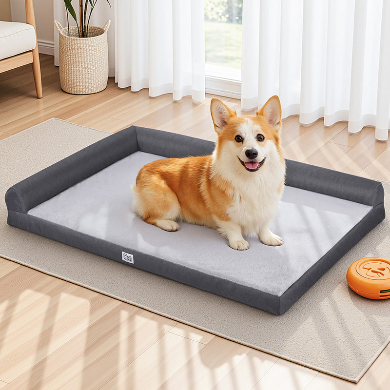 i.Pet Pet Bed Plush Soft Cushion Egg Crate Large Sofa Platform Removable Washable — image 7