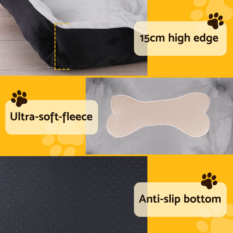 i.Pet Pet Bed Dog Bed Soft PP Cotton Mat Sleeping Comfy Cushion Washable Extra Large — image 5