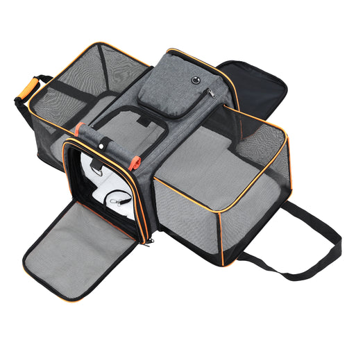 i.Pet Expandable Foldable Pet Travel Carrier Bag