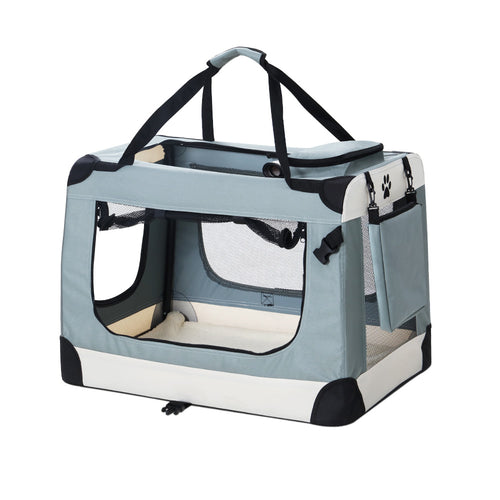 i.Pet Soft Foldable Pet Travel Crate 70x52cm (Large)
