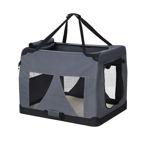 i.Pet Soft Foldable Pet Travel Crate 60x42cm (M)