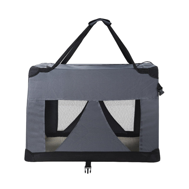 i.Pet Pet Carrier Soft Crate Dog Cat Travel 60x42CM Portable Foldable Car M — image 3