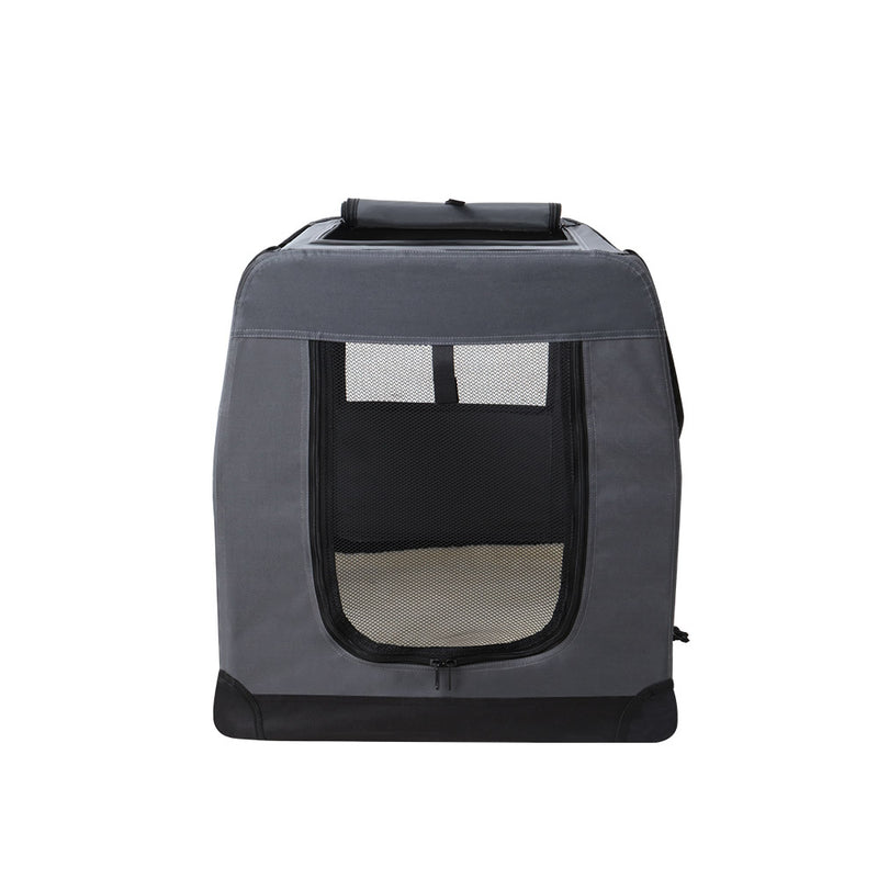 i.Pet Pet Carrier Soft Crate Dog Cat Travel 60x42CM Portable Foldable Car M — image 4