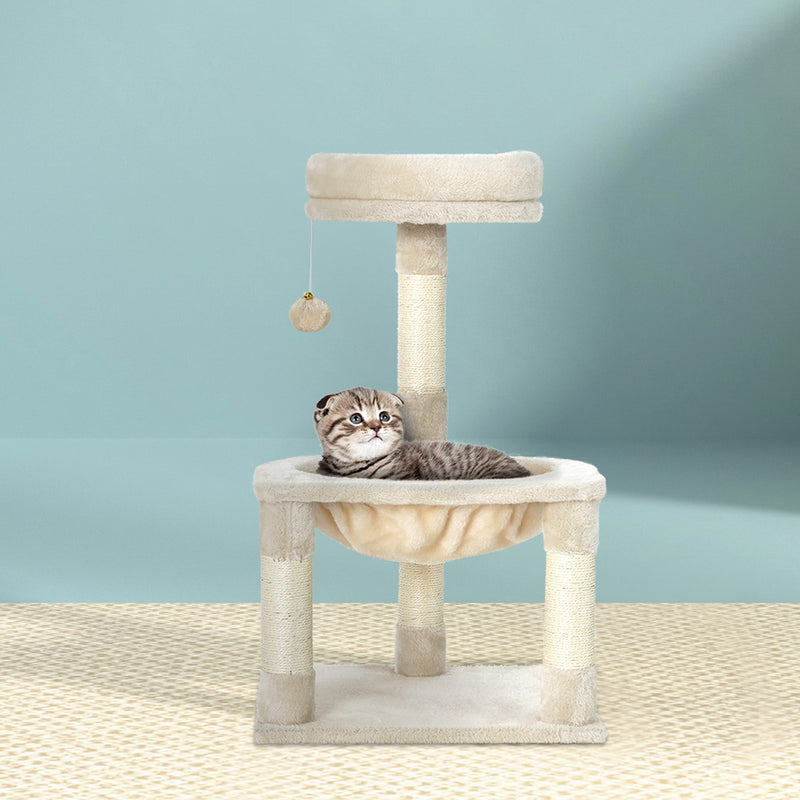 i.Pet 69cm Cat Tree Tower – Scratching Post, Condo & Toy House