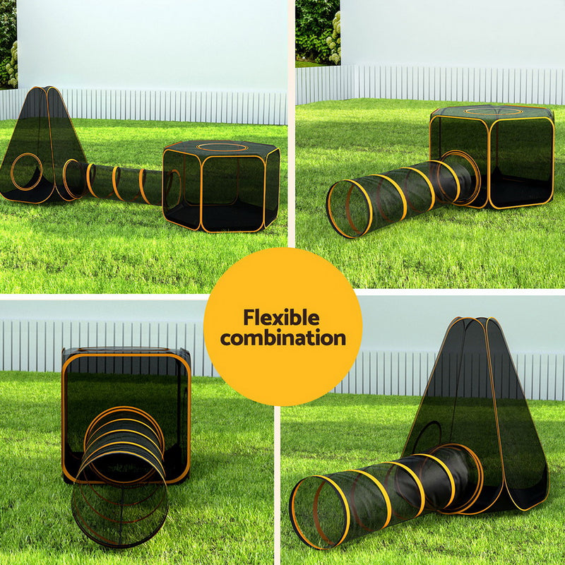 i.Pet 6-in-1 Pet Playpen – Foldable Tent & Tunnel, Cats & Dogs — image 4