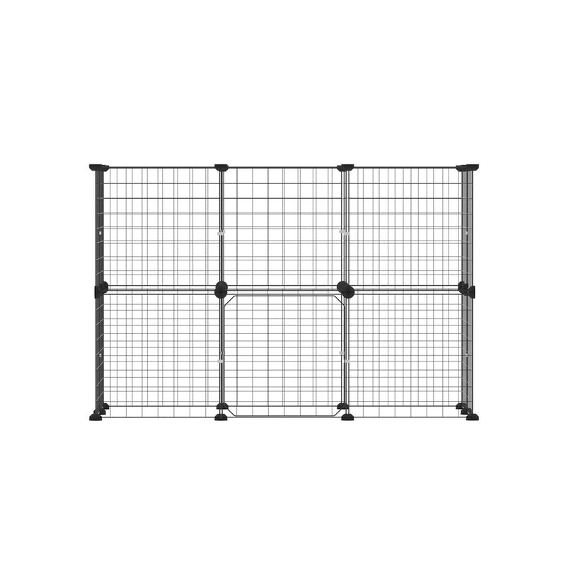 i.Pet Pet Dog Playpen Enclosure Cage 20 Panel Puppy Fence Play Pen Foldable Metal — image 3