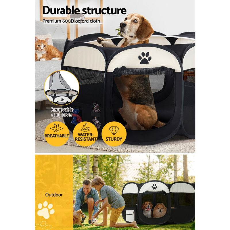 i.Pet Dog Playpen Tent Pet Crate Fence 3XL Enclosure — image 7