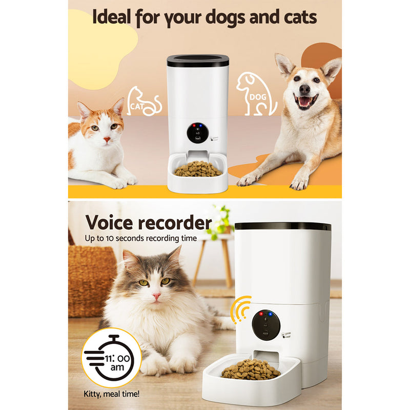 i.Pet Automatic Pet Feeder 6L Wifi Auto Dog Cat Smart Food Dispenser Timer — image 6