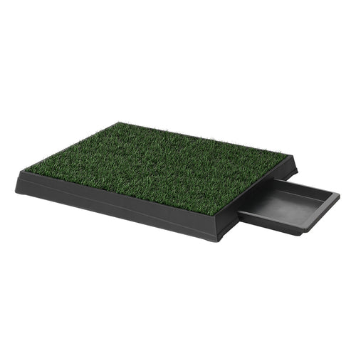 i.Pet Dog Potty Training Pad with Tray & 2 Grass Mats
