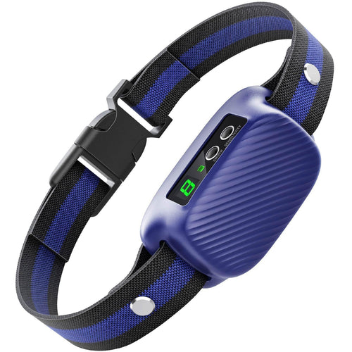 Rechargeable Anti-Bark Dog Collar – 3 Training Modes, Blue