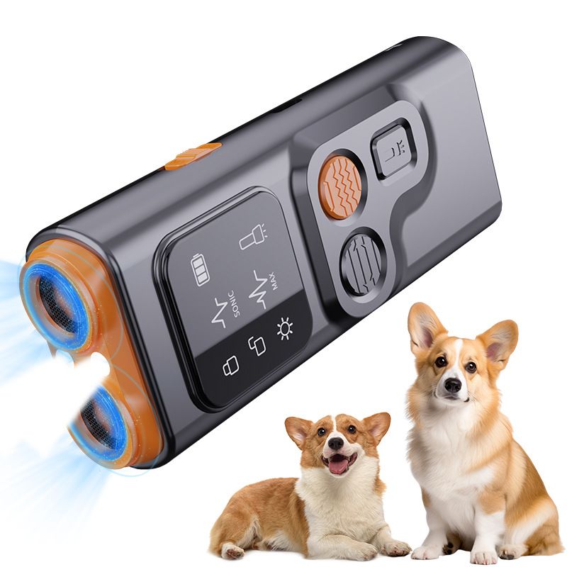 Ultrasonic Dog Bark Deterrent – HD Display & LED Torch — image 3