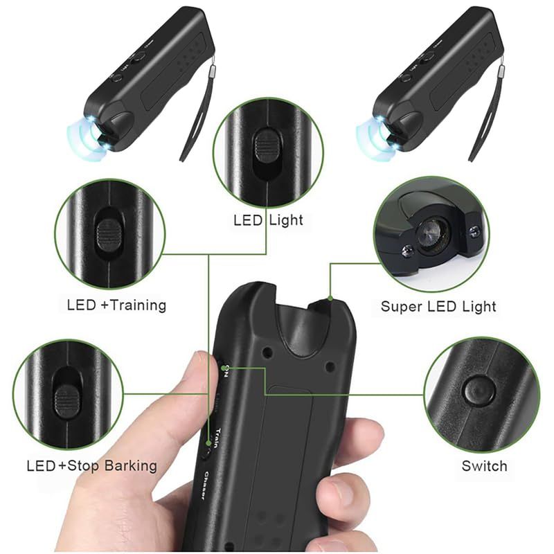 Ultrasonic Dog Repeller & Bark Deterrent – Handheld — image 2