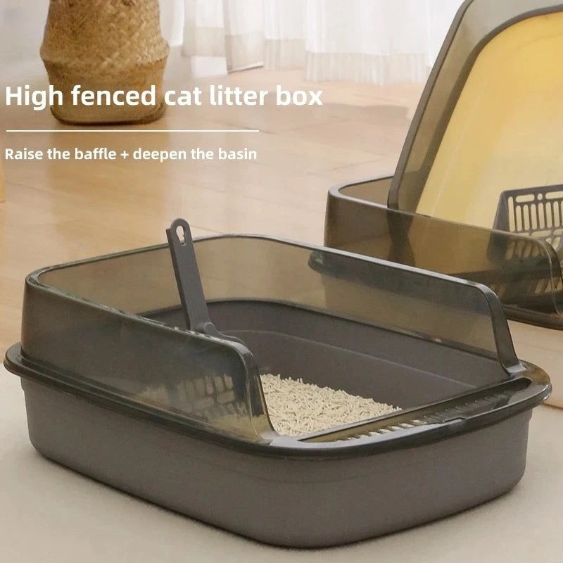 High Side Cat Litter Box with Scoop — image 4