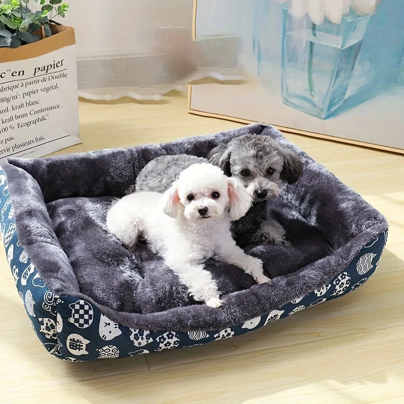 Blue Pet Dog Bed Sofa Mat for Cats & Dogs - M — image 2