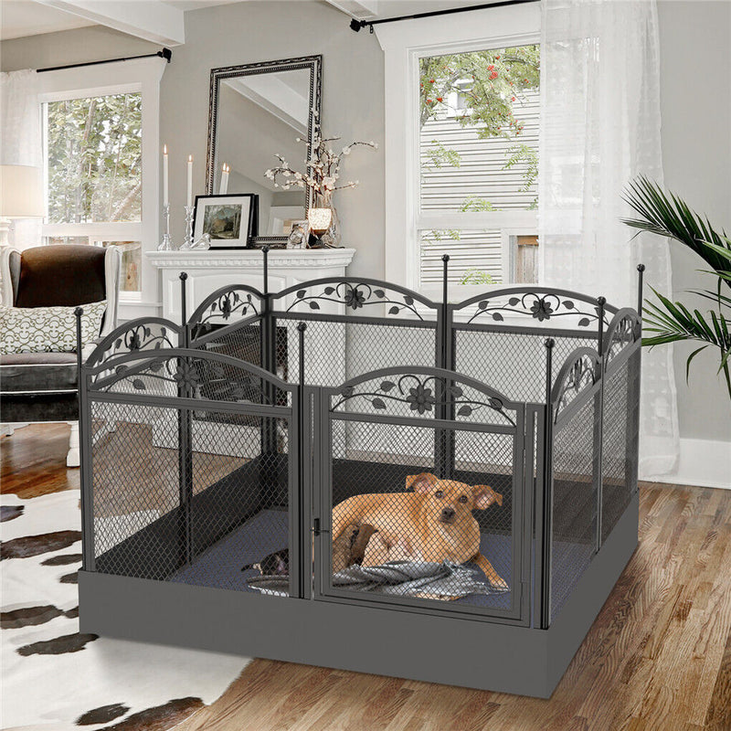 HeavyDuty Metal Dog Playpen w/ Waterproof Border — image 3