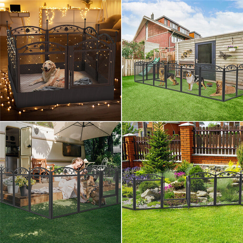 HeavyDuty Metal Dog Playpen w/ Waterproof Border — image 9