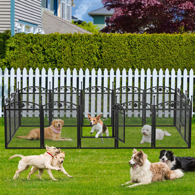 XL Metal Dog Playpen Indoor Fence with Waterproof Pad — image 4