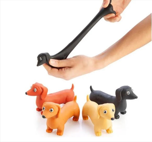 Novelty Stretchy Sausage Dog Toy (Assorted Designs)