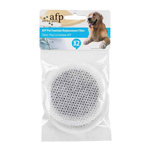 Pet Water Fountain Replacement Filter Pads, 2 Pack