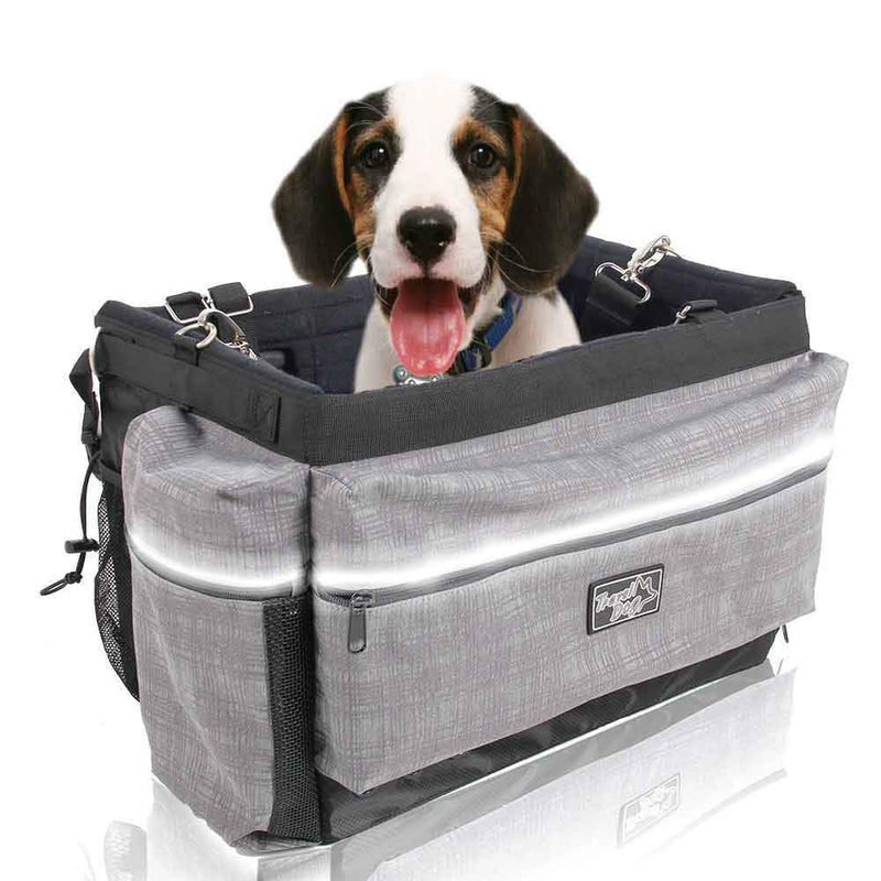 Small Dog Bicycle Mount Bag - Pet Travel Carrier Basket - Bike Riding Seat — image 5
