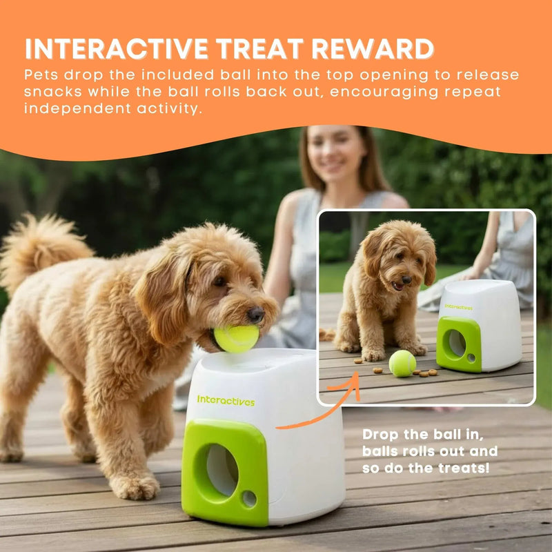 AFP Interactive Treat Reward Dog Toy - Enrichment Play Ball Drop Snack Dispenser — image 3