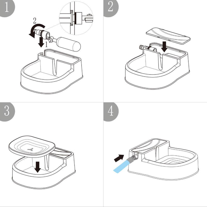 Auto Filling Dog Drinking Water Fountain - Outdoor Automatic Pet Drinking Bowl — image 5