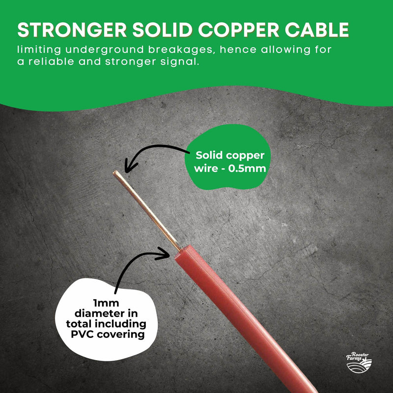 Rooster Farms 500m Dog Fence Underground Boundary Wire Cable - For TP16 Collar — image 4