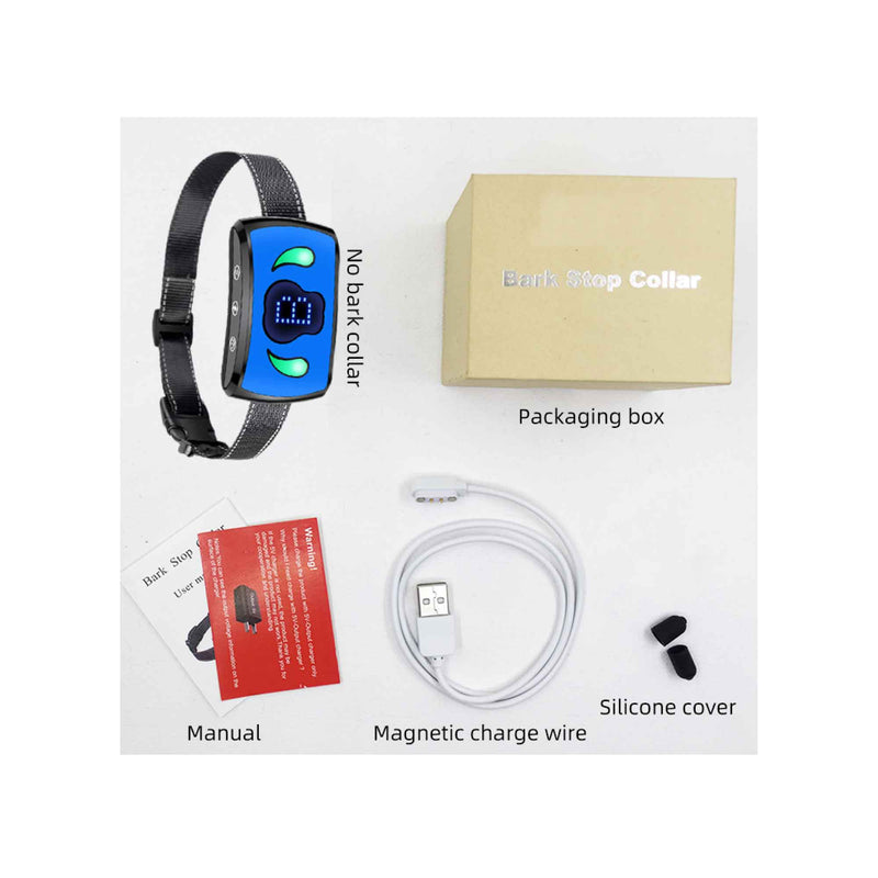 Dog Bark Collar - Vibration Magnetic Charging Waterproof Smart Barking Detection — image 9