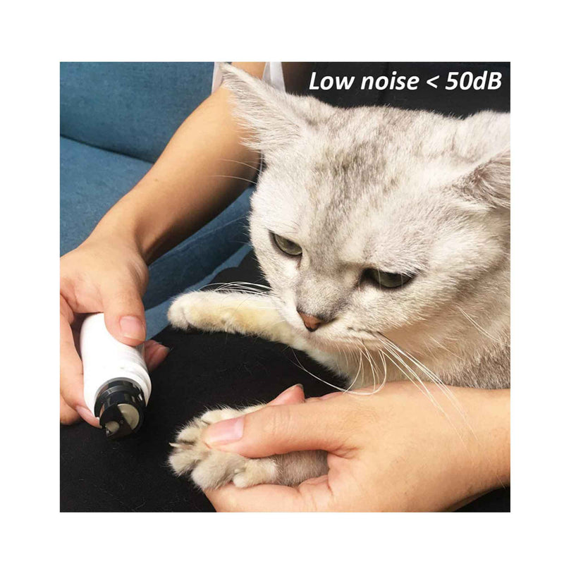 Pet Nail Grinder Dog Cat Electric Trimmer Turbo USB Rechargeable Claw Filer N9 — image 7