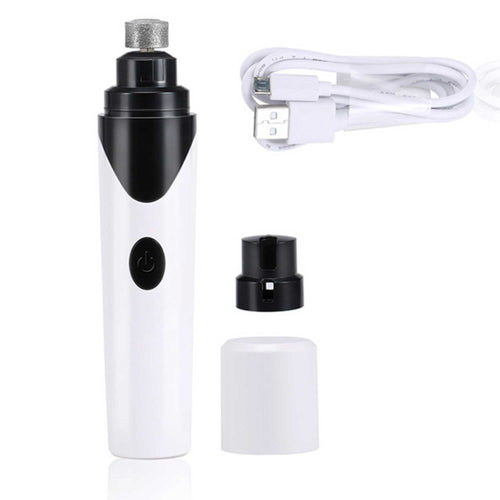 Rechargeable Pet Nail Grinder & Claw Filer for Dogs & Cats