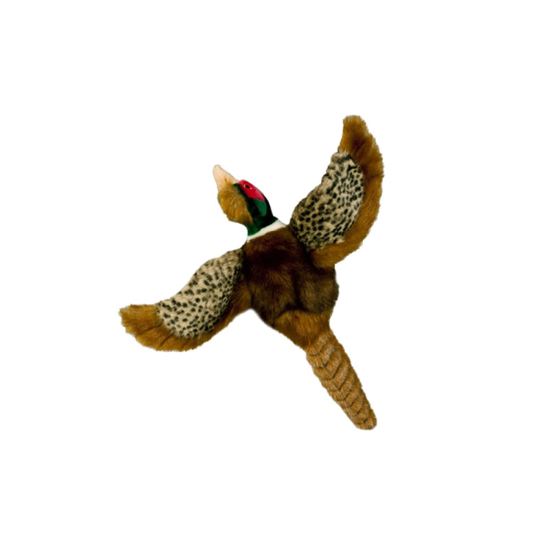 Dog Plush Toy - Pheasant Squeaky Interactive Small Life Like Bird - Puppy Play — image 3