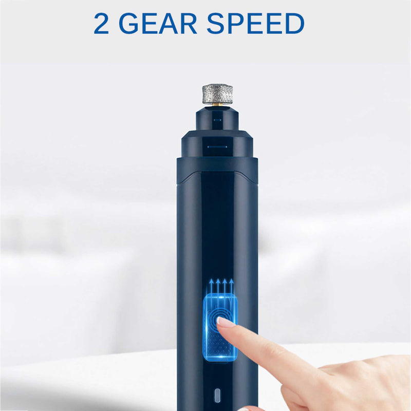 LED Light Pet Nail Grinder Dog Cat Electric Trimmer 2 Speed Rechargeable Filer — image 10